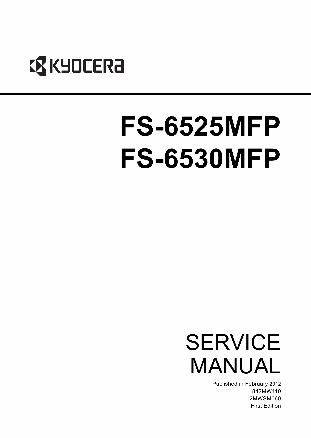 KYOCERA MFP FS-6525MFP 6530MFP Service Manual-1